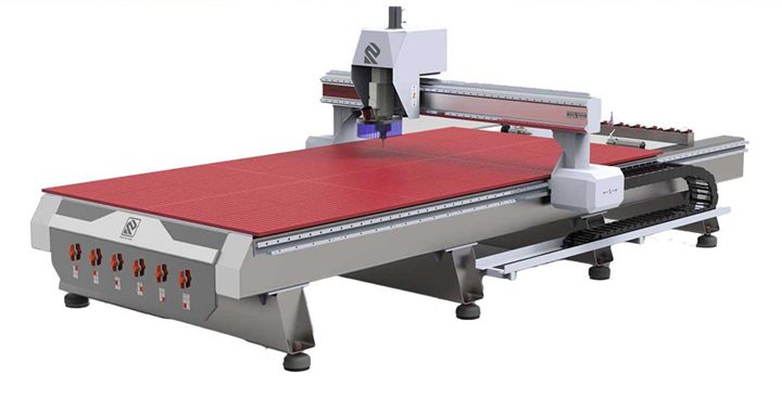 R250-390 CNC wood router with large working table