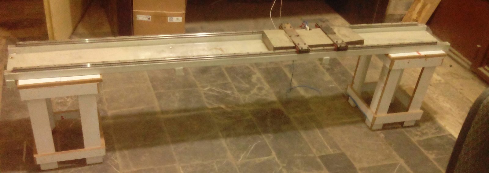 Linear motor fabrication and assembly stages